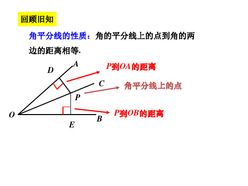 角的平分线的判定