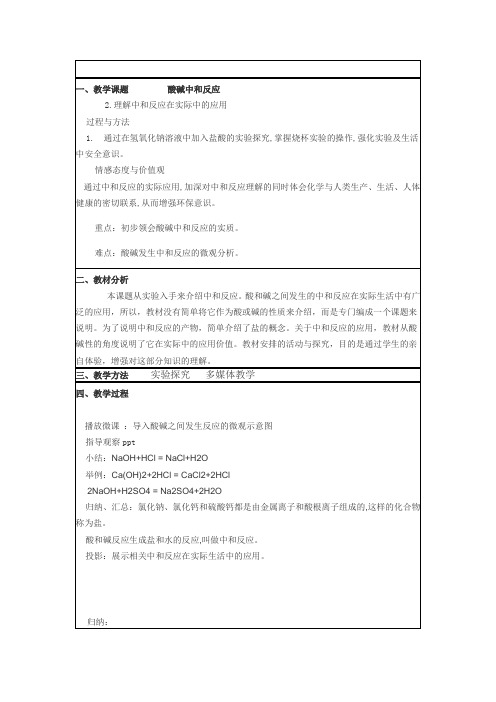 沪教版九年级下册初中化学《6.常用的金属和盐 6.2盐和肥料 中和反应的产物──盐》_1