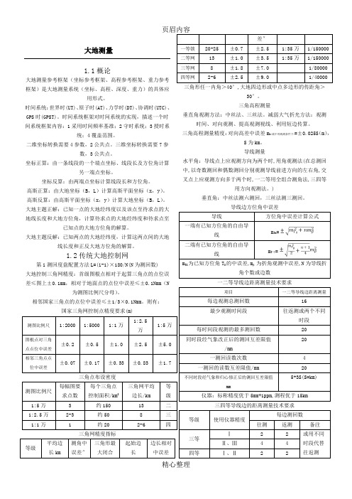 2018注册测绘师考试综合能力汇总