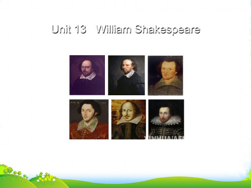 九年级英语：Unit 13 William Shakespeare课件北京课改版