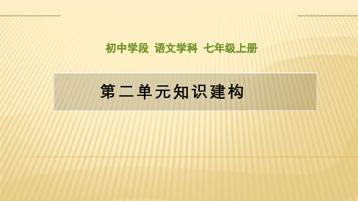 七年级上册第二单元知识建构课件