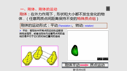 刚体运动学转动惯量定轴转动PPT课件