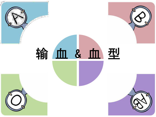 初中生物《输血与血型》教学课件ppt