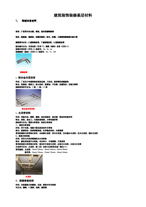 建筑装饰装修基层材料.doc