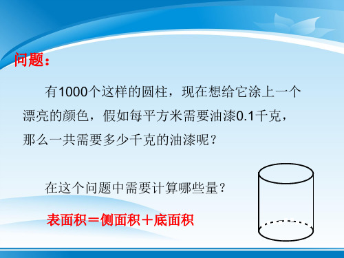 北师大版高中数学必修二1.7.1柱、锥、台的侧面展开与面积课件 (共19张)