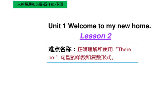 小学四年级下册英语课件-Unit1 Lesson 2人教精通版.(共18张PPT)