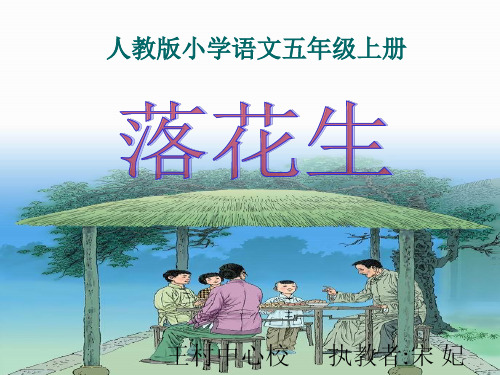 部编五年级上人教《15 落花生》宋妃PPT课件 一等奖新名师优质课获奖比赛公开免费下载