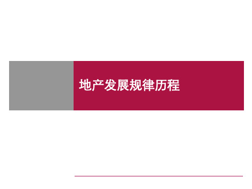 地产发展历程-万科学习对象及5点1线推广法