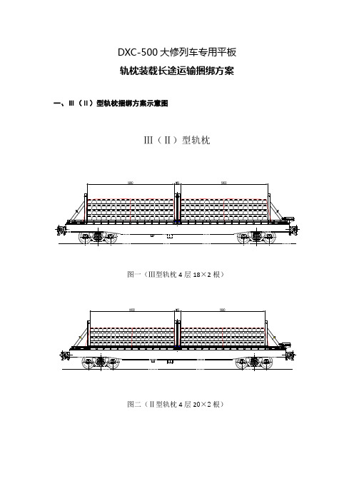 大修列车轨枕捆绑方案