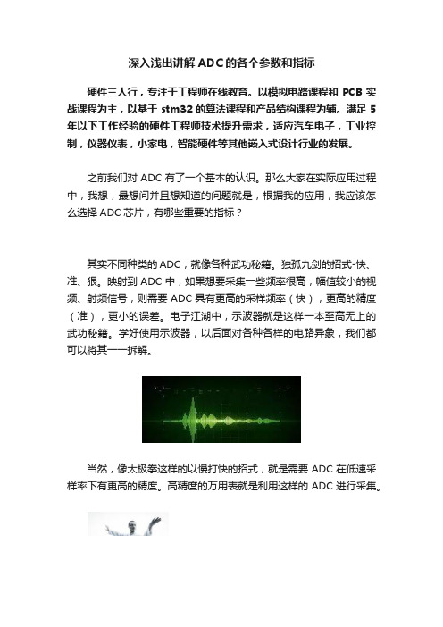 深入浅出讲解ADC的各个参数和指标