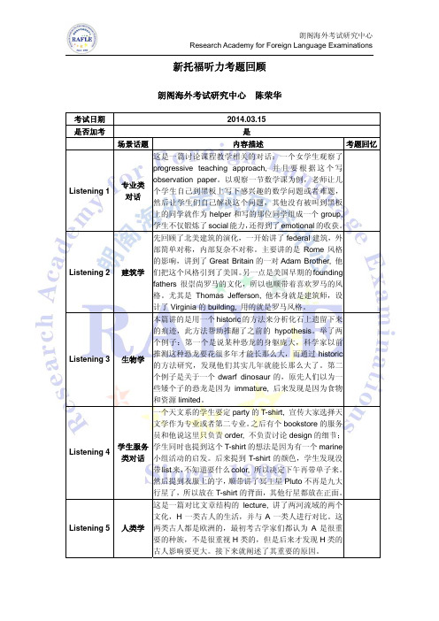 140315_托福考试听力考题回顾