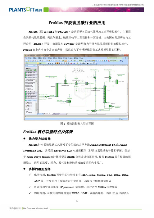 ProMax在脱硫脱碳行业的应用