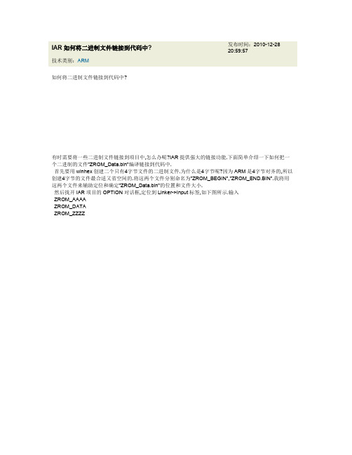 [VIP专享]IAR下载bin文件到FLASH
