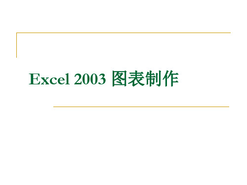 Excel 2003图表制作(项目九)