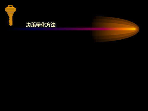 大光华博士陈丽华-决策量化方法