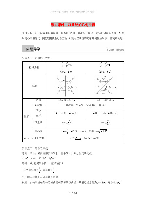 (浙江专版)2018-2019高中数学 第二章 圆锥曲线与方程 2.3.2 第1课时 抛物线及其标准