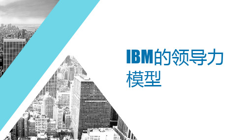 IBM的领导力模型