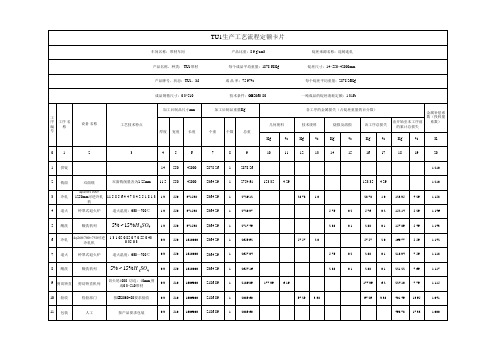 TU1工艺卡片1