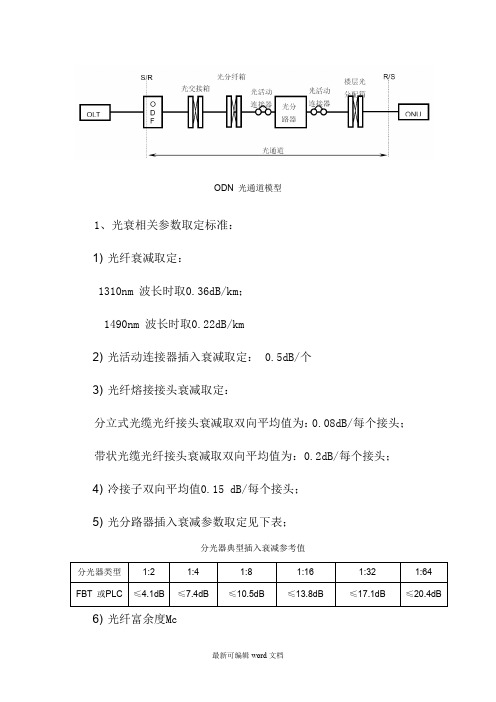 光衰测算标准