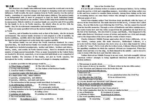 2012职称英语综合B阅读理解已整理