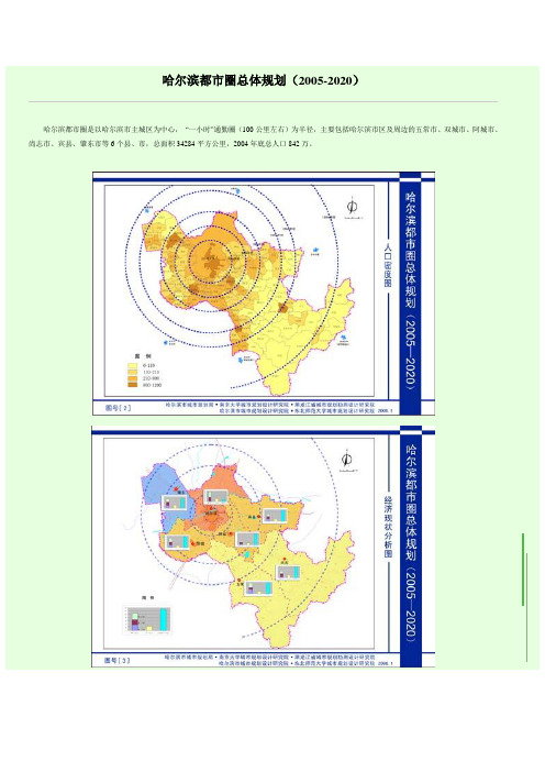 哈尔滨都市圈总体规划