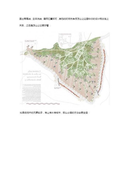 场地分析图常用技巧(分析瞬变高大上)