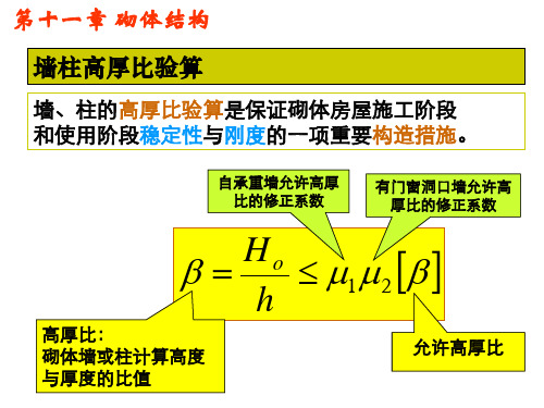 05墙柱高厚比验算