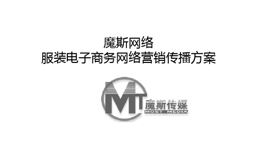 魔斯网络服装电子商务网络营销传播的方案精品文档