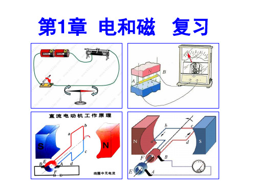 浙教版八年级科学(物理)下册第一章《电和磁》复习课件