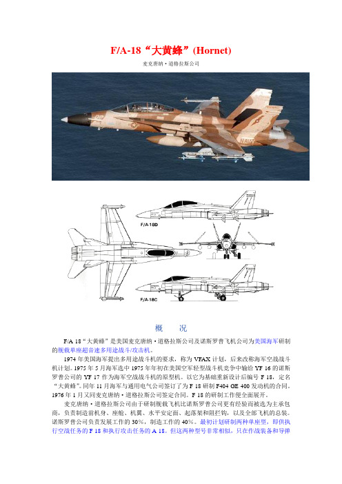 美国F18战斗机