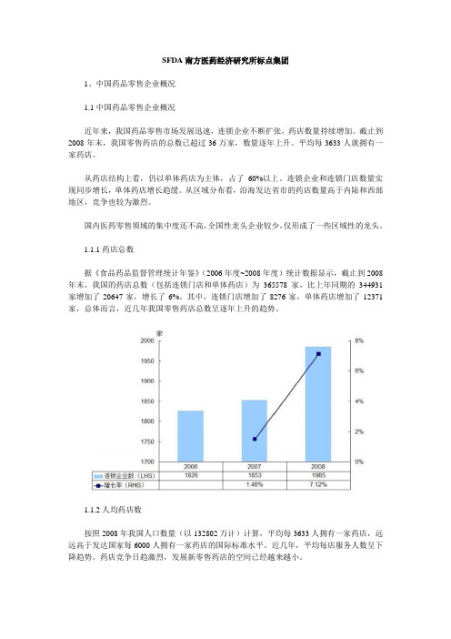 中国医药市场数据大全