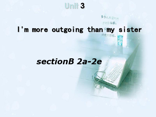 人教英语八年级上册 Unit3Section B 2a-2e (共21张PPT)