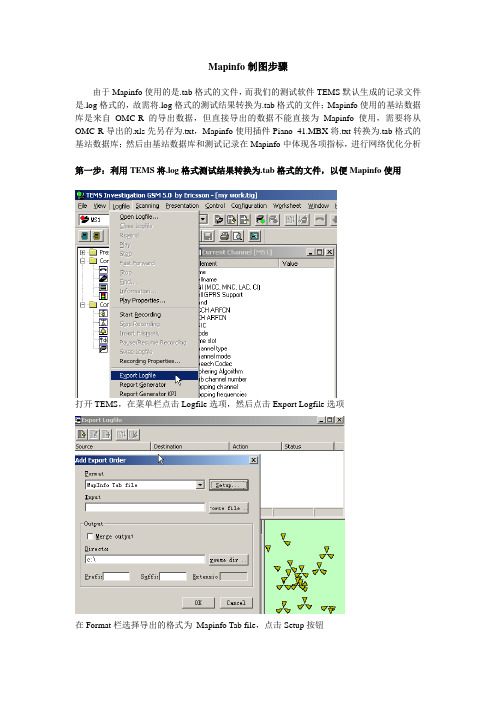 Mapinfo制图步骤