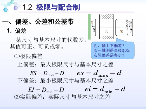 且尺寸公差=上极限偏差