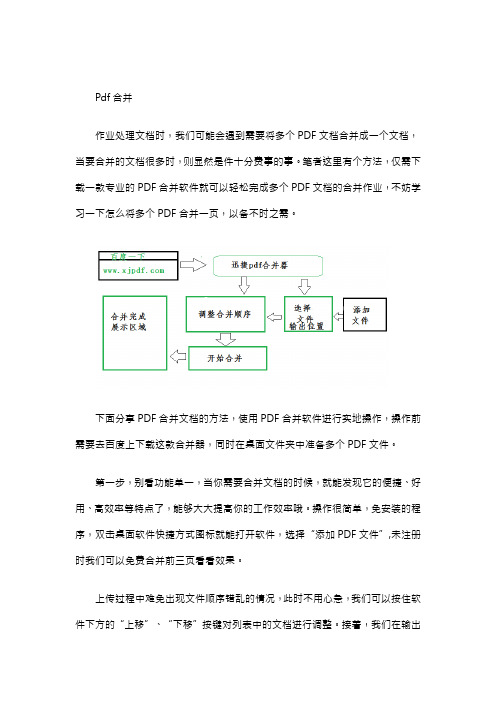 一招解决无法把pdf文件合并的方法