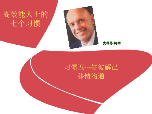 高效能人士的七个习惯