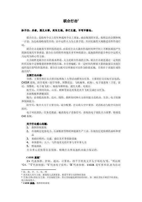 联合打击
