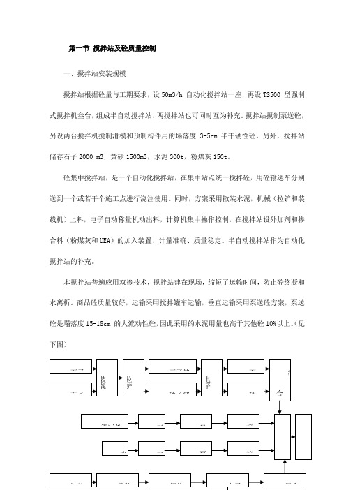 搅拌站及砼质量控制