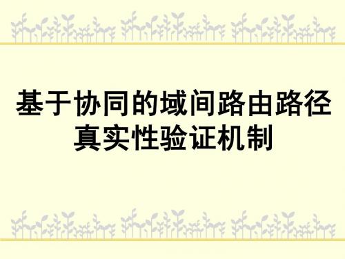 基于协同的域间路由路径真实性验证机制