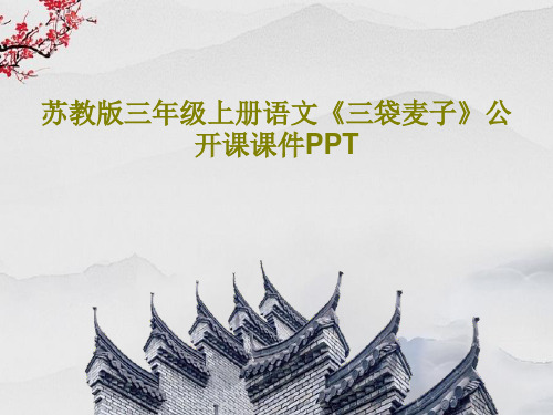 苏教版三年级上册语文《三袋麦子》公开课课件PPT19页文档