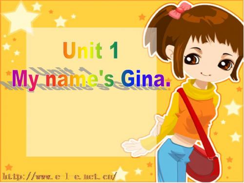 课件unit1_My_name_is_Gina