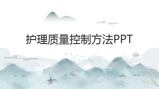 护理质量控制方法PPT