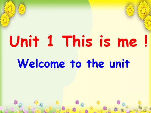 精美课件PPT 七年级英语上册 Unit 1 This is me!Comic strip课件