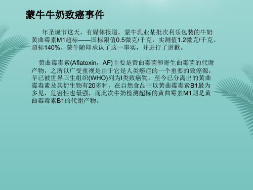 乳业安全事故.优秀精选PPT