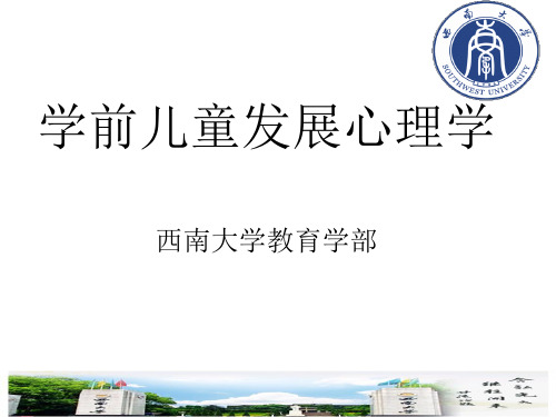 学前儿童发展心理学王振宇认知