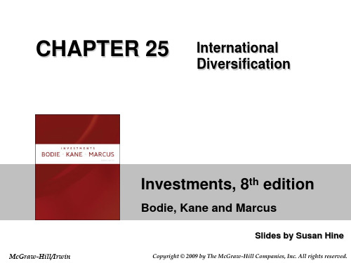 Chap025 International Diversification  博迪投资学课件