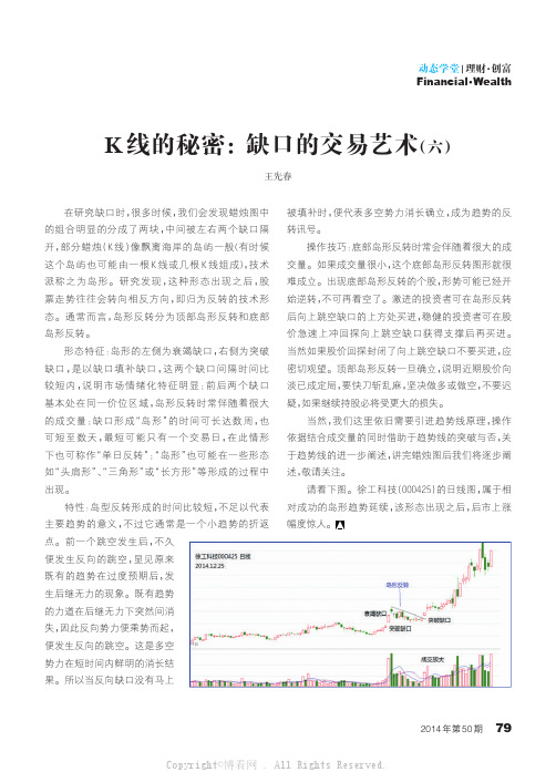 K线的秘密：缺口的交易艺术（六）