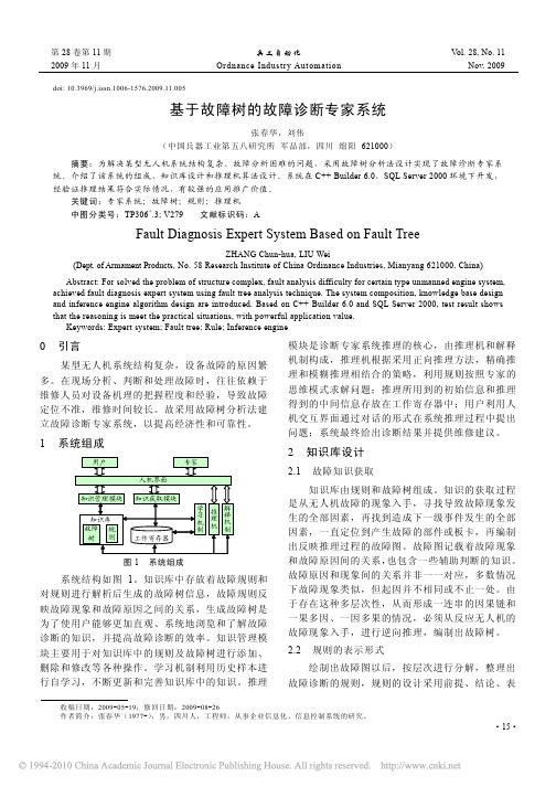 基于故障树的故障诊断专家系统