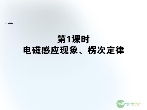 高三物理一轮复习 第十章电磁感应电磁感应现象、楞次定律优化课件