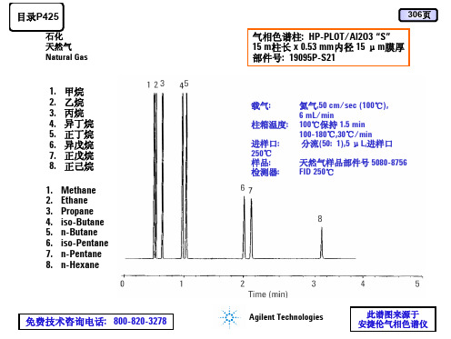 气相色谱应用谱图库——第五部分：石化